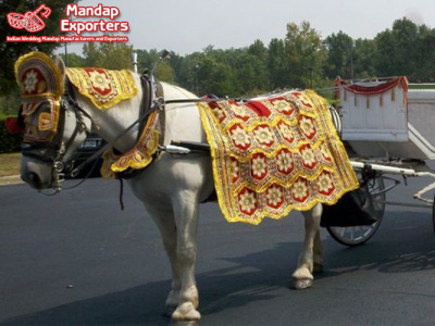 Amazing Wedding White Horse Costume