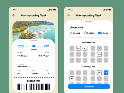 Flight information ✈️ app mobile design figma interface uidesign uxdesign