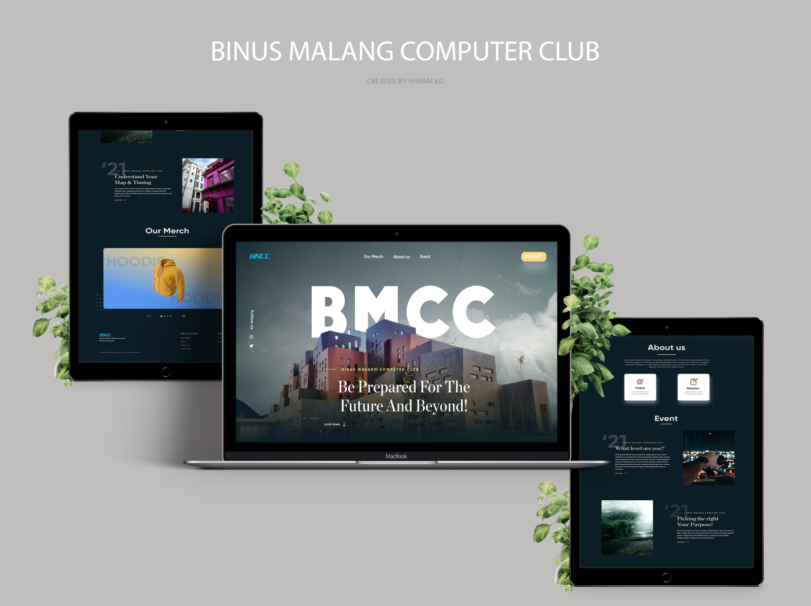 BMCC (Binus Malang Computer Club) By Imam Kholid Ubaidillah On Dribbble