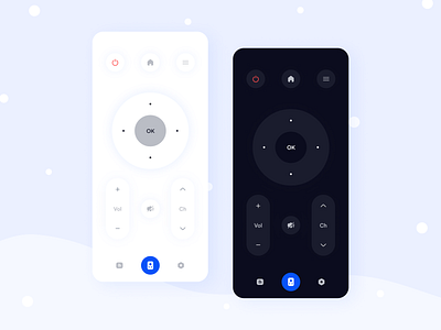 Smart Tv Remote App Screens figma icon design mobile ui ui uidesign