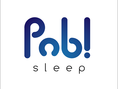 pobi sleep illustrator logo photoshop vector