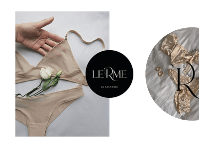 Logo for lingerie brand branding design graphic design illustration logo