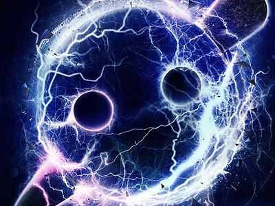 Knife Party - 100% No Modern Talking album blue cover dark electric electricity electronic knife music party