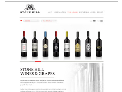 Stonehill Wine Selection horizontal scroll wine