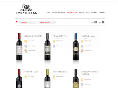StoneHill Grid View product grid wine