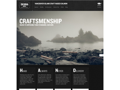 Skuna Bay Web Concept V2 handcrafted salmon