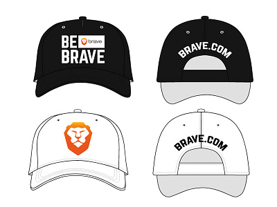 #BeBrave Baseball Cap baseball cap bebrave brave brave browser indobrave