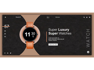 One Product Landing page Design for Wrist Watch clock css design design watch