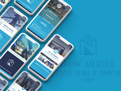 New Model | Rescreening and Painting brand design brand identity branding design instagram post instagram stories instagram template photoshop social media social media design social media pack