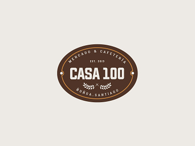 Casa 100 | Mercado & Cafetería brand brand design brand identity branding branding concept branding design coffeeshop design