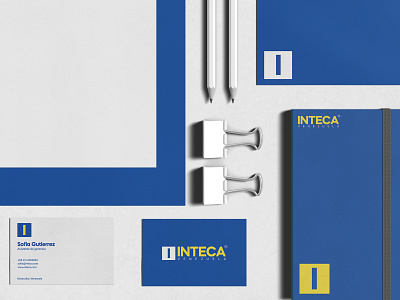 INTECA | Branding brand design branding design photoshop