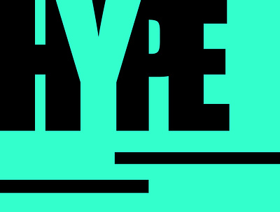 BELIEVE THE HYPE typography art