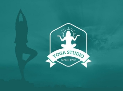 Yoga Studio Logo brand design business logo clean logo creative design flat logo logo design minimal minimalist logo modern logo professional logo design unique logo