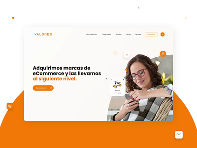 Sitio Valoreo 🧡 graphic design ui ux web website
