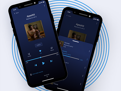 Evening Blues: A Music Player Design