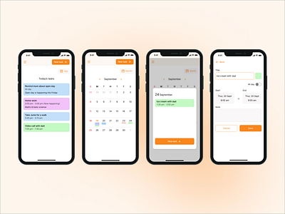 Time schedule app