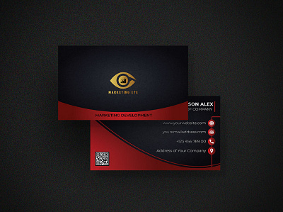 BUSINESS CARD DESIGN adobe illustrator adobe photoshop brand identity branding business card corporate business card design professional business card red black business card visiting card design