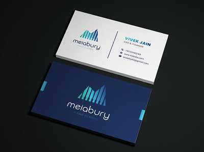 Business Card Design - Meiabury branding branding concept branding design bus business card design graphic design logo logo mark symbol media kit stationary design