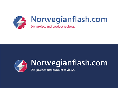 Logo for NorwegianFlash brand design branding design icon illustration logo ui ux vector web