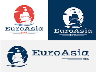 EuroAsia branding brand design branding design flat icon illustration logo minimal ui vector