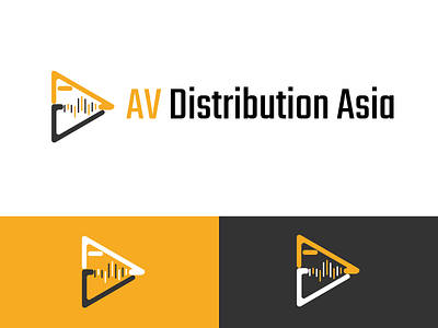 AV Distribution Asia logo brand design branding design illustration logo typography ui ux