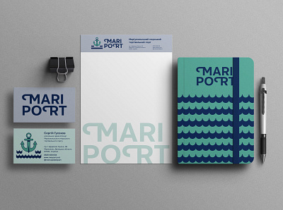 MARI PORT branding design graphic design logo typography