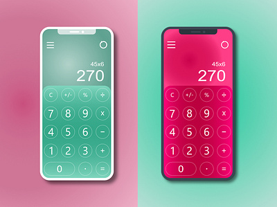 Daily UI 004 004 100daychallenge 100days aesthetic basic calculator challenge daily 100 challenge dailyui dailyui 004 dailyuichallenge day 4 days design mint phone pink standard ui