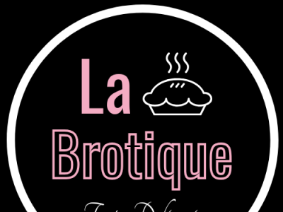 La Brotique logo app branding canva design fashion logo graphic design icon illustration illustrator logo