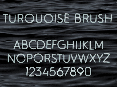 Turquoise Brush - SVG Font brush font font font design fontself made with fontself svg svg font type type design typeface typeface design typography