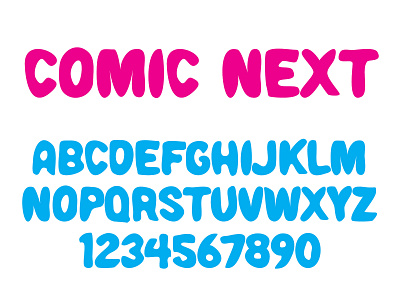 Comic Next Font comic font comic typeface font design type type design typeface typeface design typography