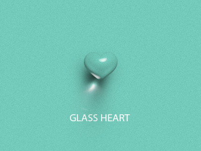 Glass Heart glass heart