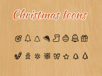 Free Christmas Icons - Hand Drawn