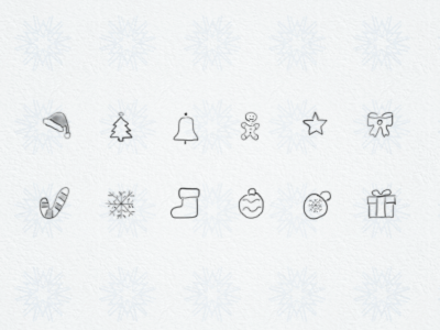 Free Christmas Hand Drawn Icons christmas free hand drawn icon icons