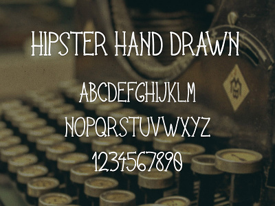 Hipster Hand Drawn Font font hand drawn hipster typeface