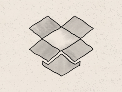 Hand Drawn Dropbox Logo