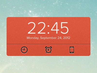 Clock Widget Rebound clock rebound widget