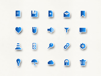 Blue Icon Set blue icon set icon icons