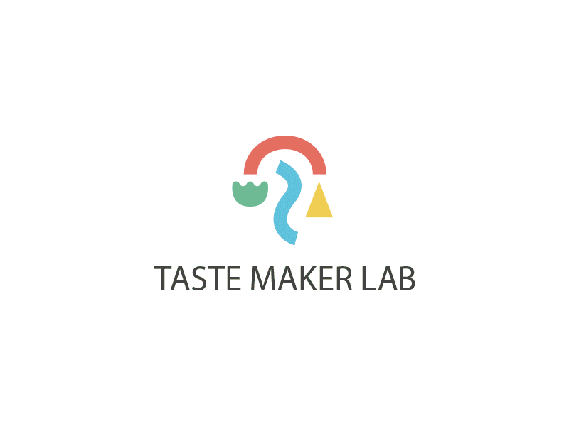 Taste Maker Lab - BRANDING blue branding chearful colorful crazy interface pink ui design ux design web design yellow