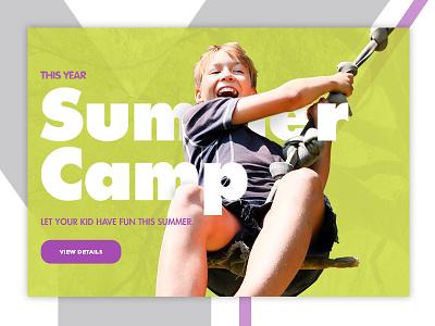 Montessori school - web design child education fun green kid montessori purple school summer camp