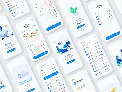 Digital currency exchange platform clean crypto currency design development exchange flat design mobile app design react user experience ux ux ui ux design uxdesign uxui uxui design uxuidesign web design white