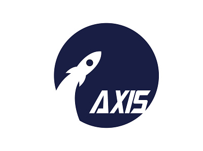 Axis Rocketship [Logo concept] graphic design logo