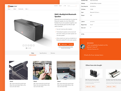 DAK eCommerce Website