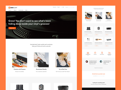 E-Commerce - DAK [1] ecommerce ui ux visual design web design