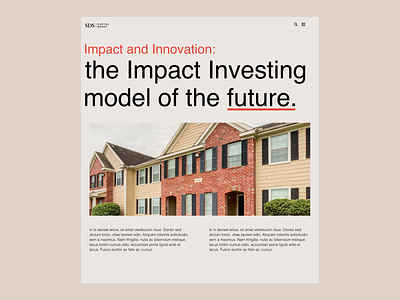 Landing Page - 20 Years of Impact - Concept A landing page ui ux visual design web design