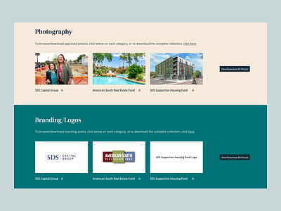 Landing Page - SDS Capital Group [1] landing page ui ux visual design web design