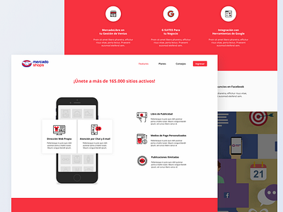 Mercado Shops ecommerce landing page mercado libre mercado shops shopping