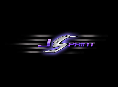 J-Sprint art black branding design dog graphicdesign gray illustration illustrator logo neon neon colors photoshop run runner running sprint stylized vector wacom tablet