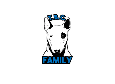 TBC Family 2 adobe adobe illustrator bull bull terrier design dog dog logo family graphicdesign illustration logo t shirt tbc vector