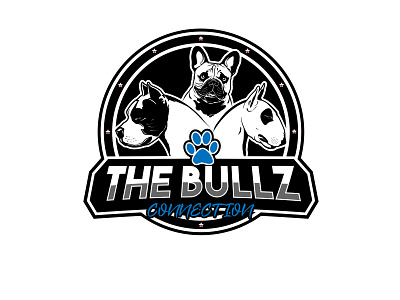 Final Part Of TBC Design - Logo - The Bullz Connection adobe adobeillustator art bull bull terrier design dog dog logo family french bulldog graphicdesign illustration logo staffordshire terrier vector