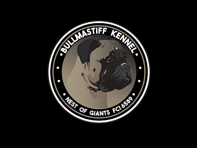 Bullmastiff Kennel adobe illustrator art bullmastiff design designer digitalart dog dog logo dogs graphicdesign graphicdesigner ideas illustration logo logotype mastiff vector